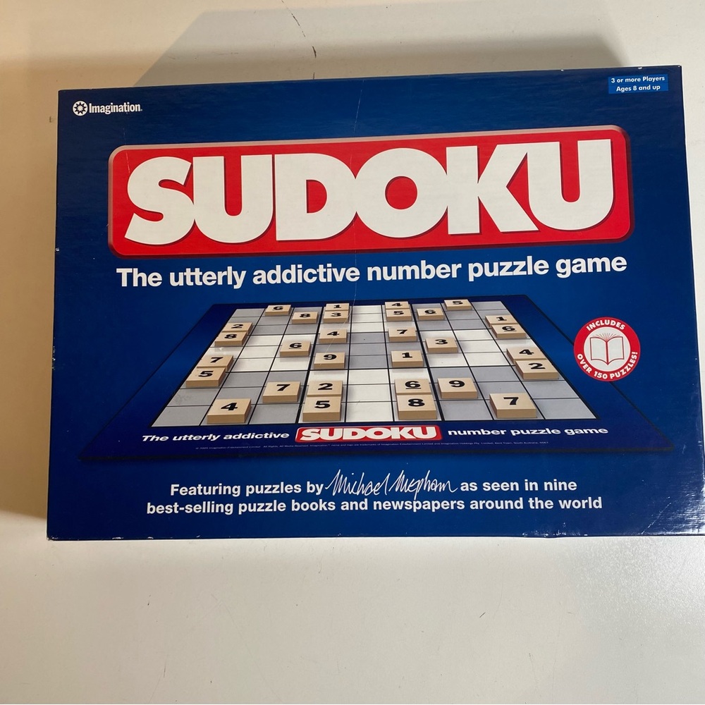 Sudoku Board Game By Imagination Entertainment Complete
